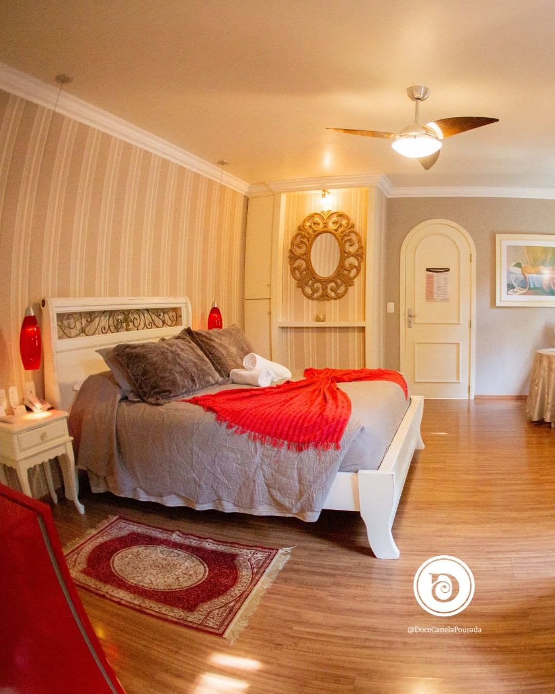 Hotéis em Canela: com decorações românticas, o Doce Canela é uma bela opção